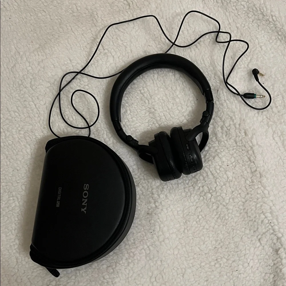 Sony Black Wired Headphones